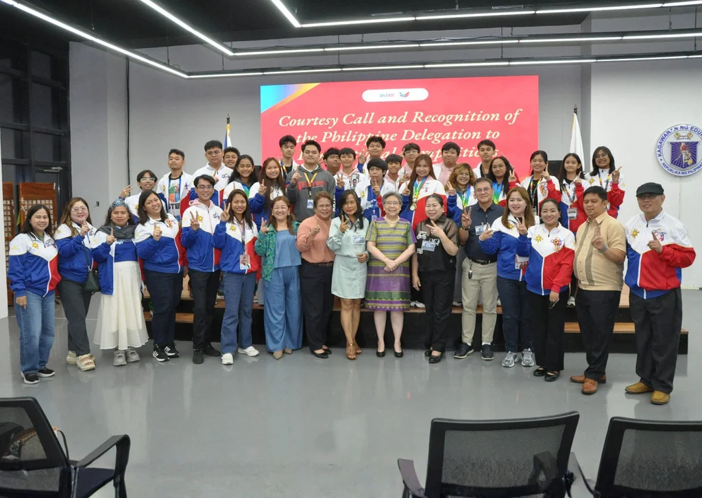 Courtesy Call and Recognition of Team Philippines at the Department of Education
