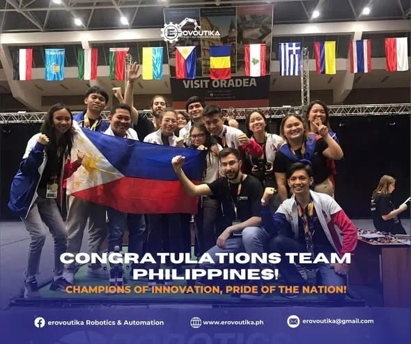 Celebrating Filipino Talent at the 12th International Robotics Championships in Oradea, Romania