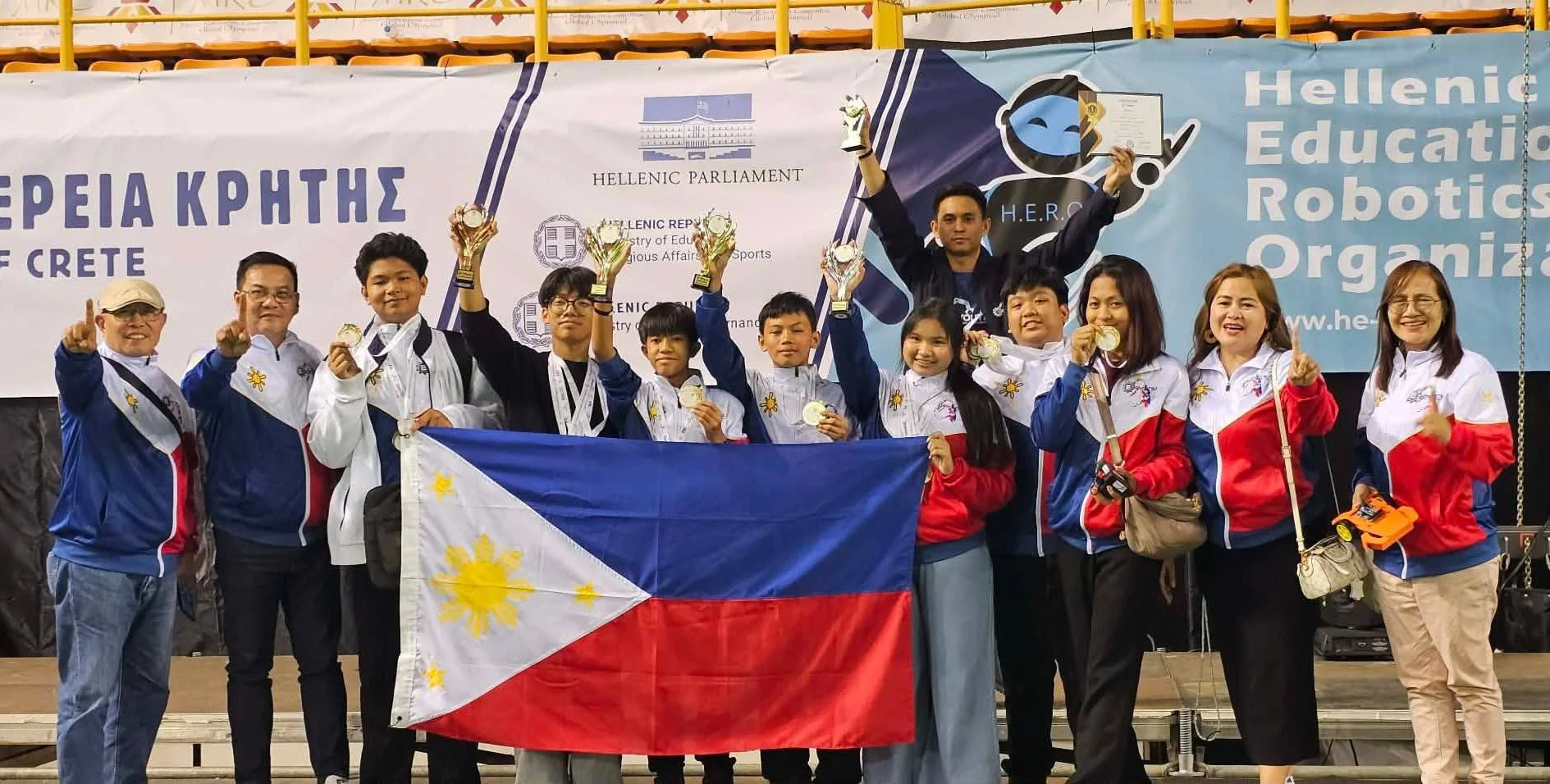 Philippine Robotics Team Conquers Global Stage in Greece, Wins Multiple Titles