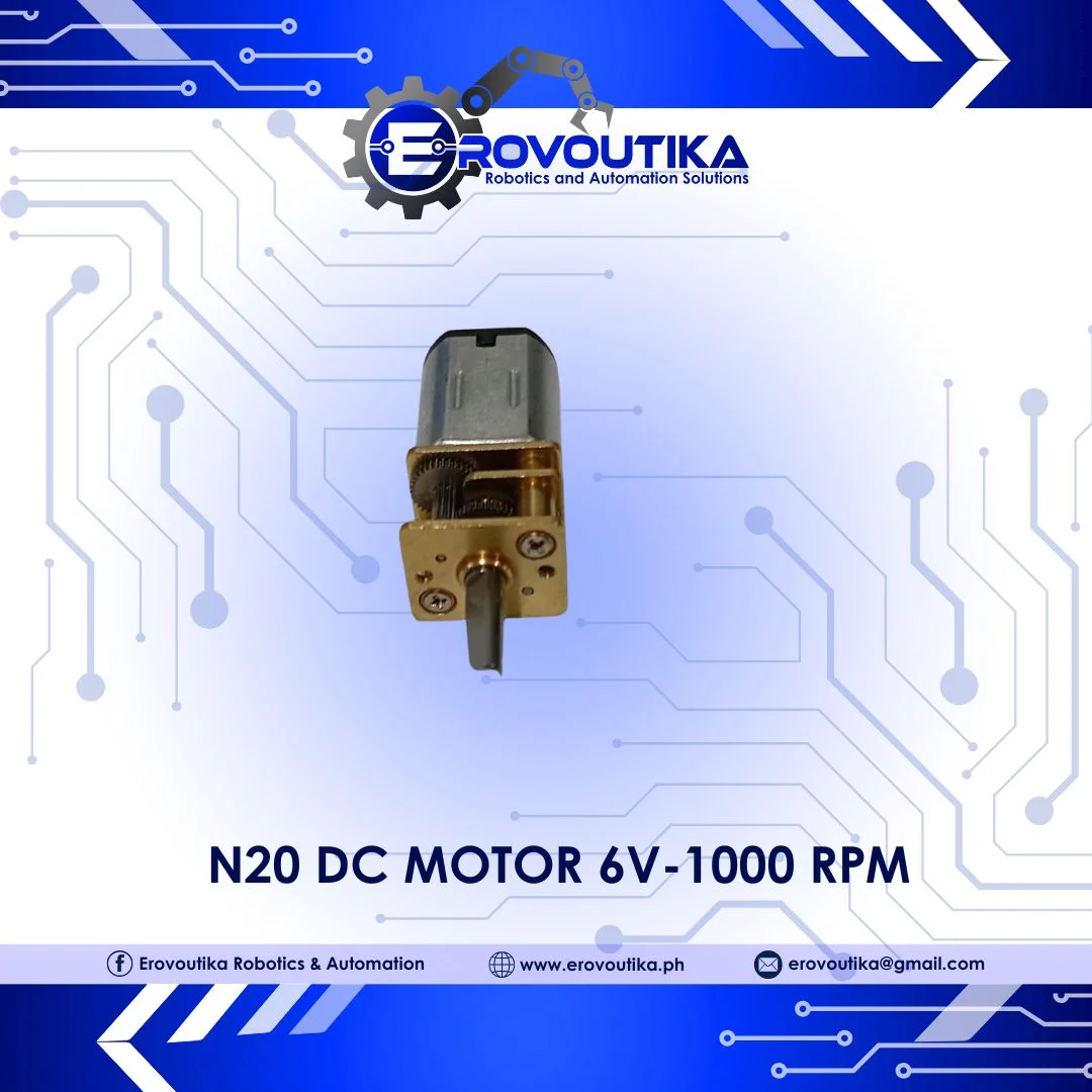 Micro Metal DC Gear Motor N20 12V-1000 RPM