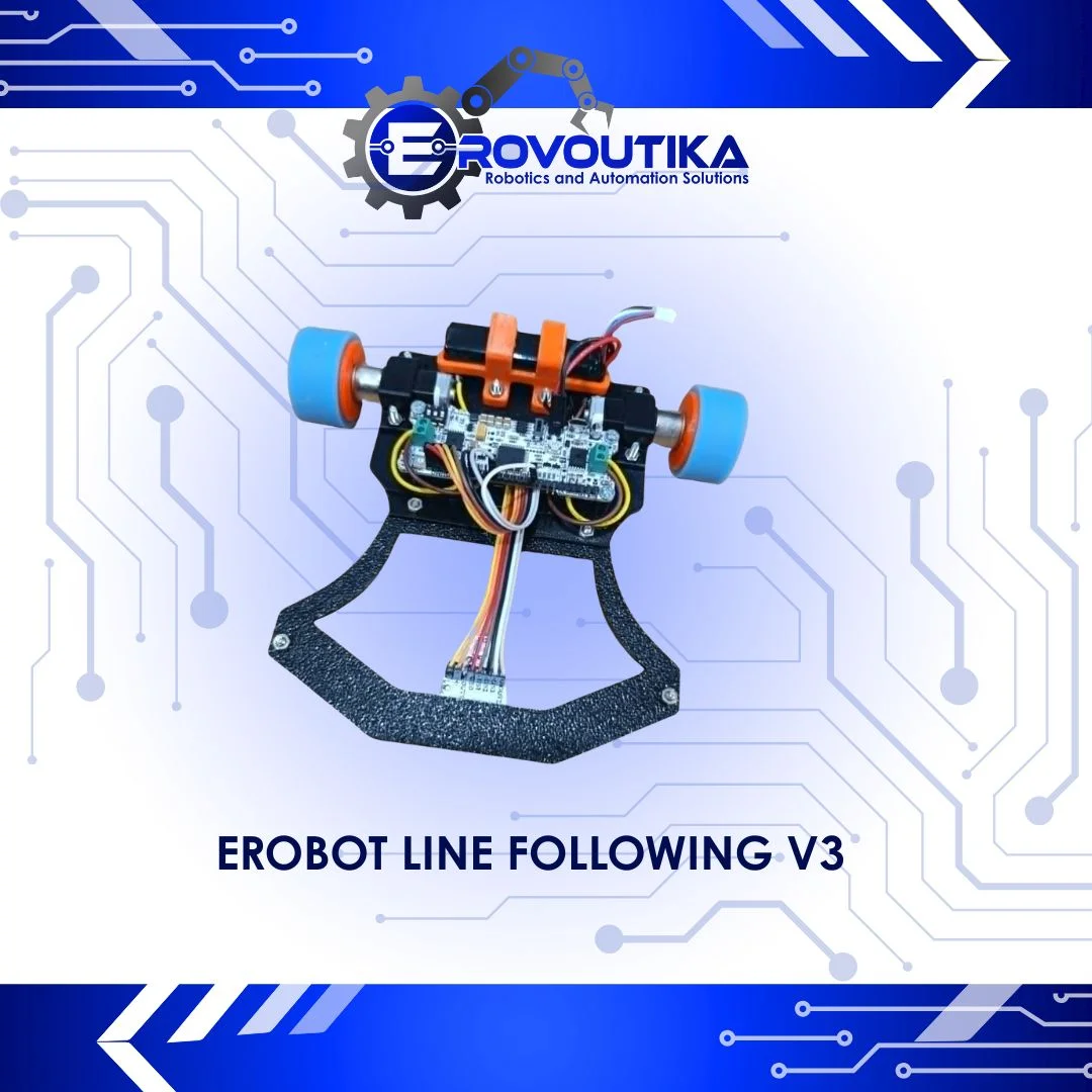 EROBOT Version 3 - 16 Channel Advanced Line Following Robot