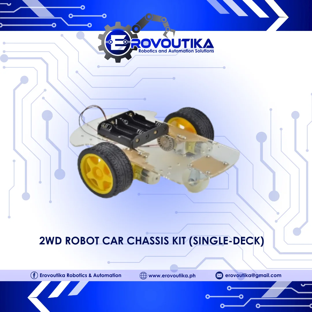 2WD Robot Car Chassis Kit (Single-Deck)