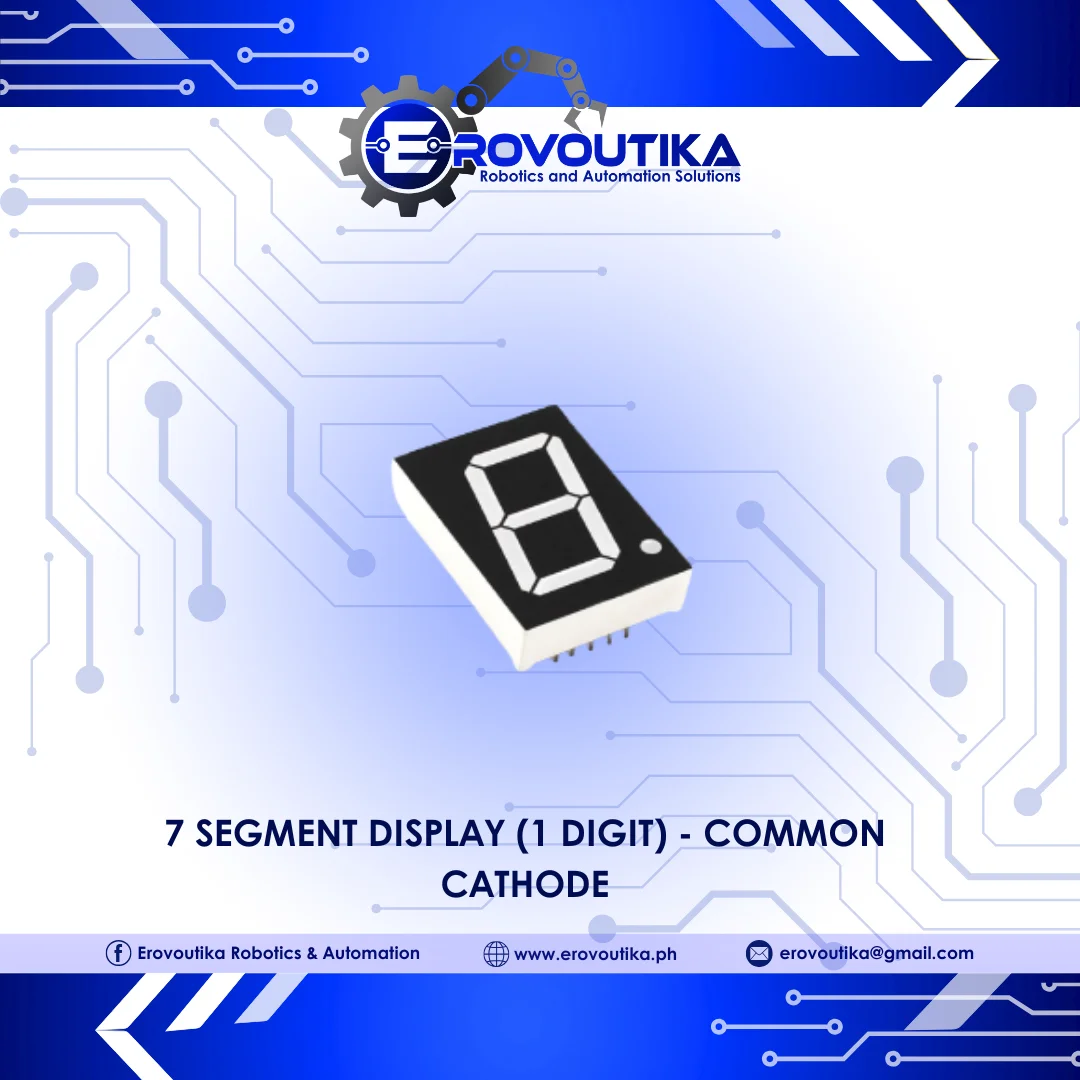 7 Segment Display (1 Digit) - Common Cathode