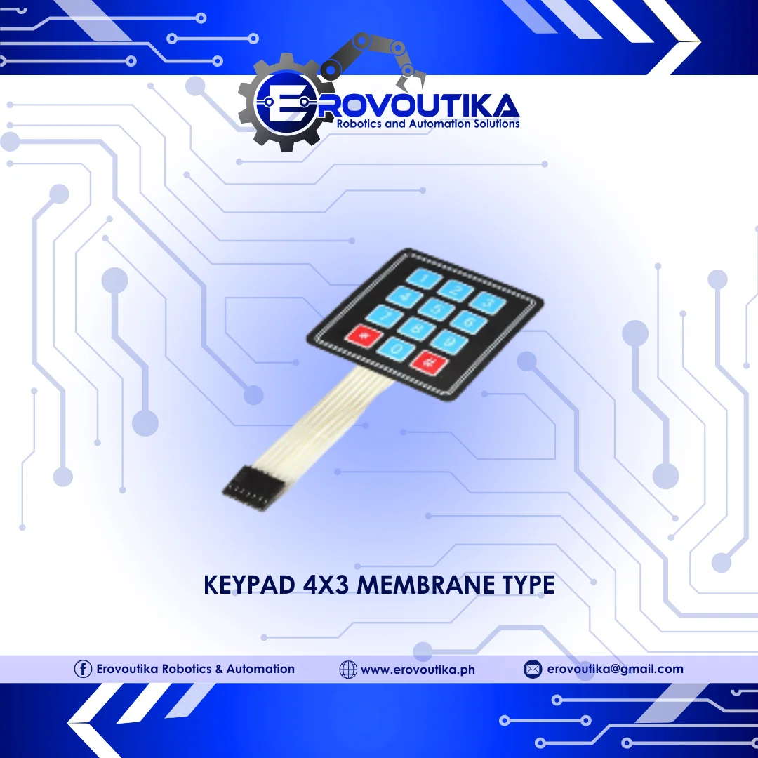 Keypad 4x3 Membrane Type