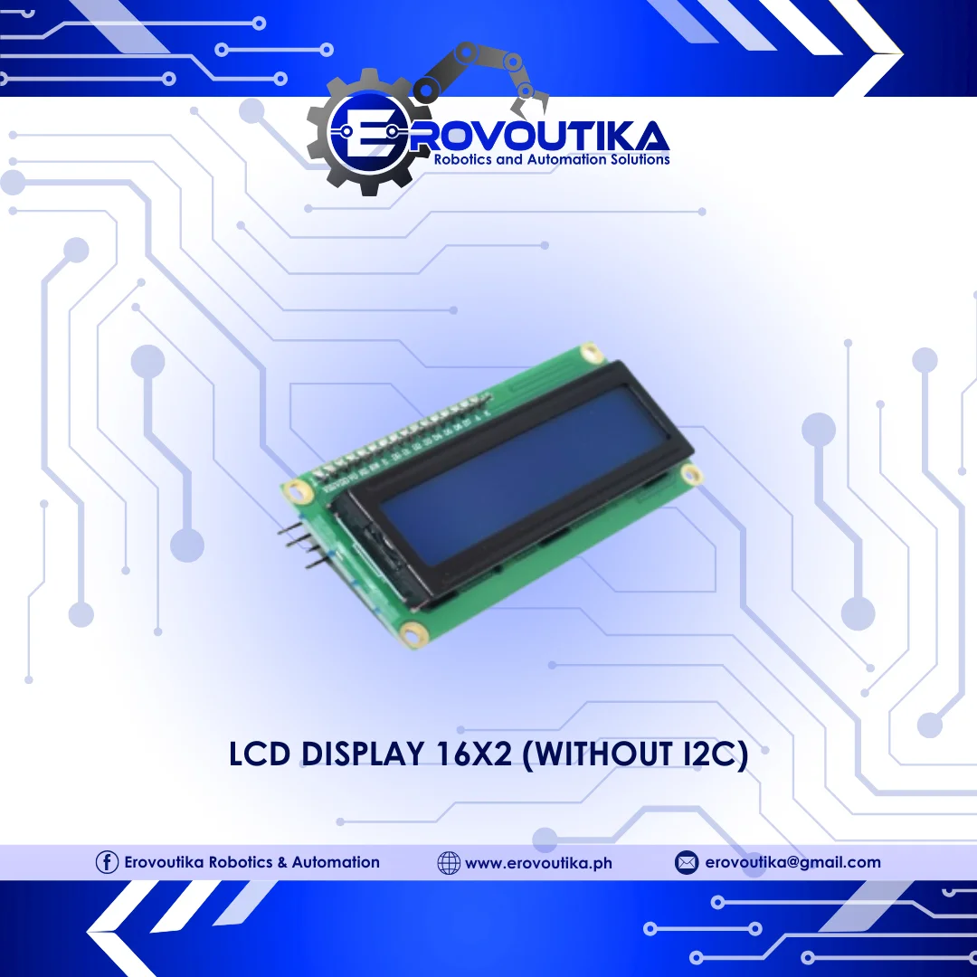LCD Display 16x2 (without I2C)