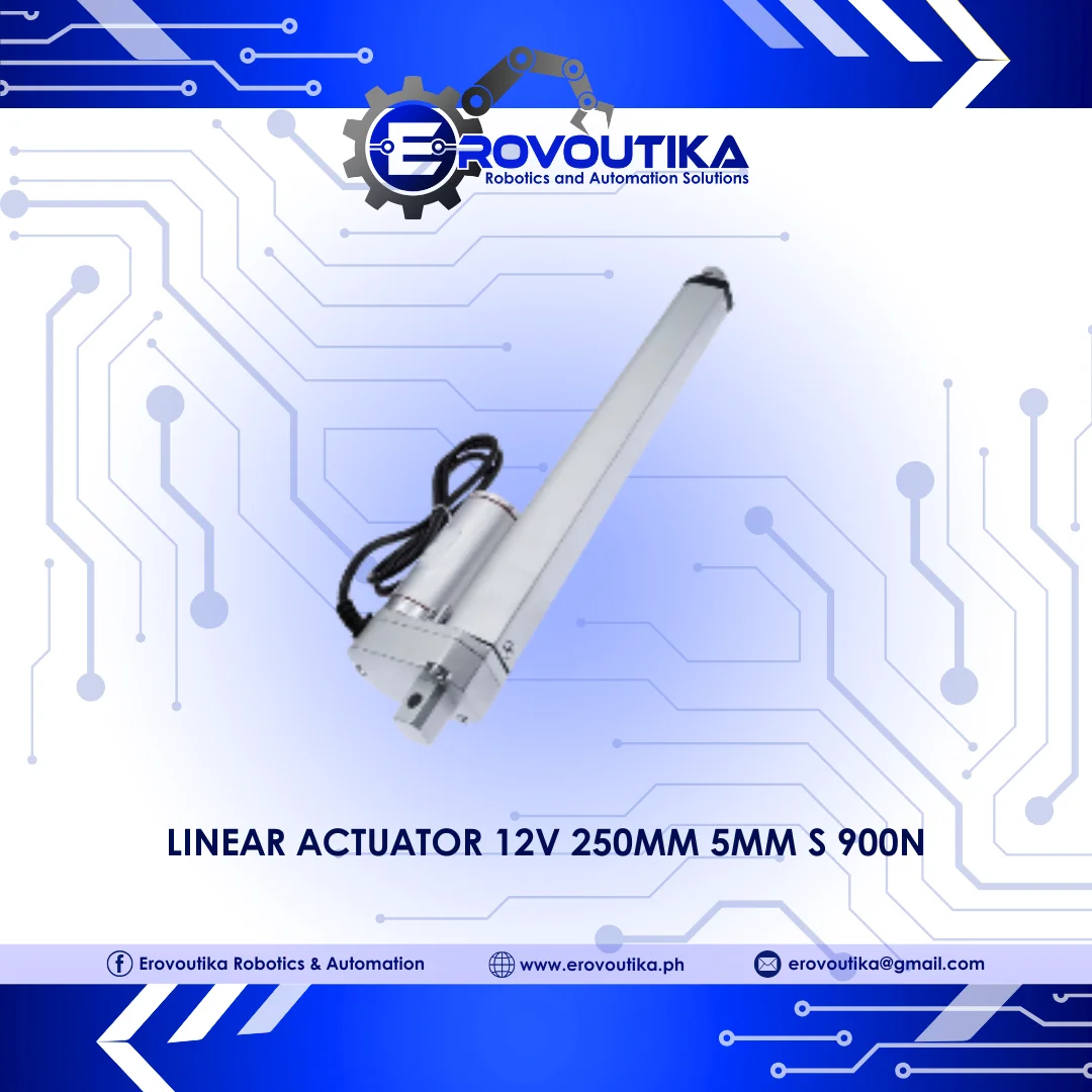 Linear Actuator 12V 250mm 5mm s 900N