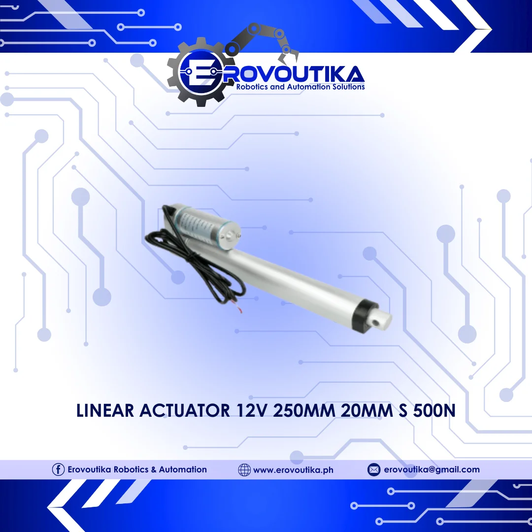 Linear Actuator 12V 250mm 20mm s 500N