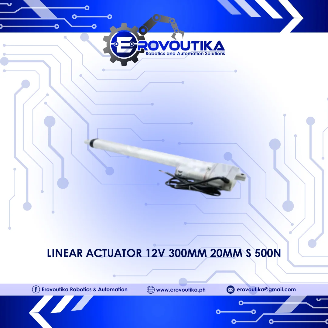 Linear Actuator 12V 300mm 20mm s 500N