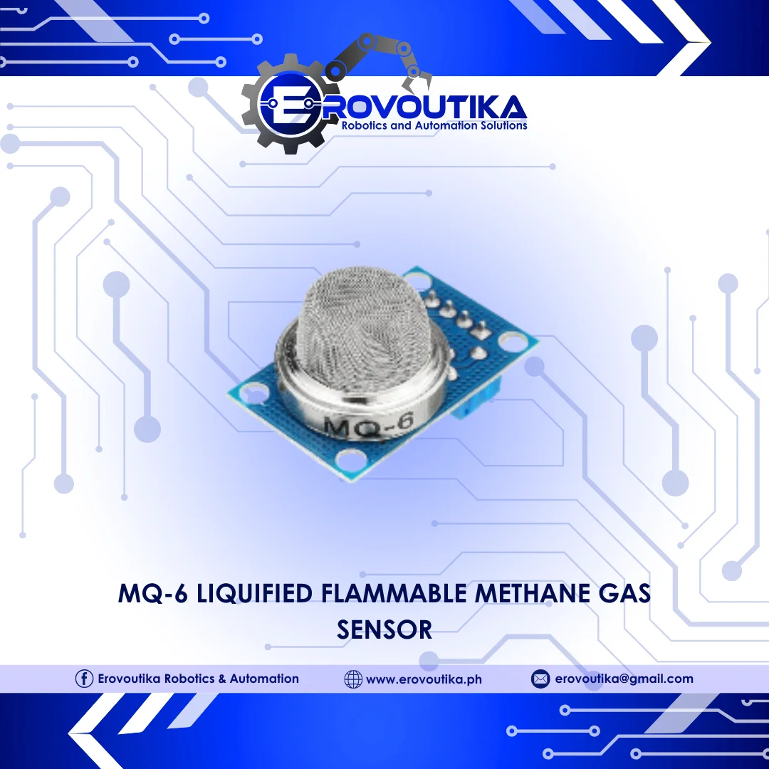 MQ-6 Liquefied Flammable Methane Gas Sensor
